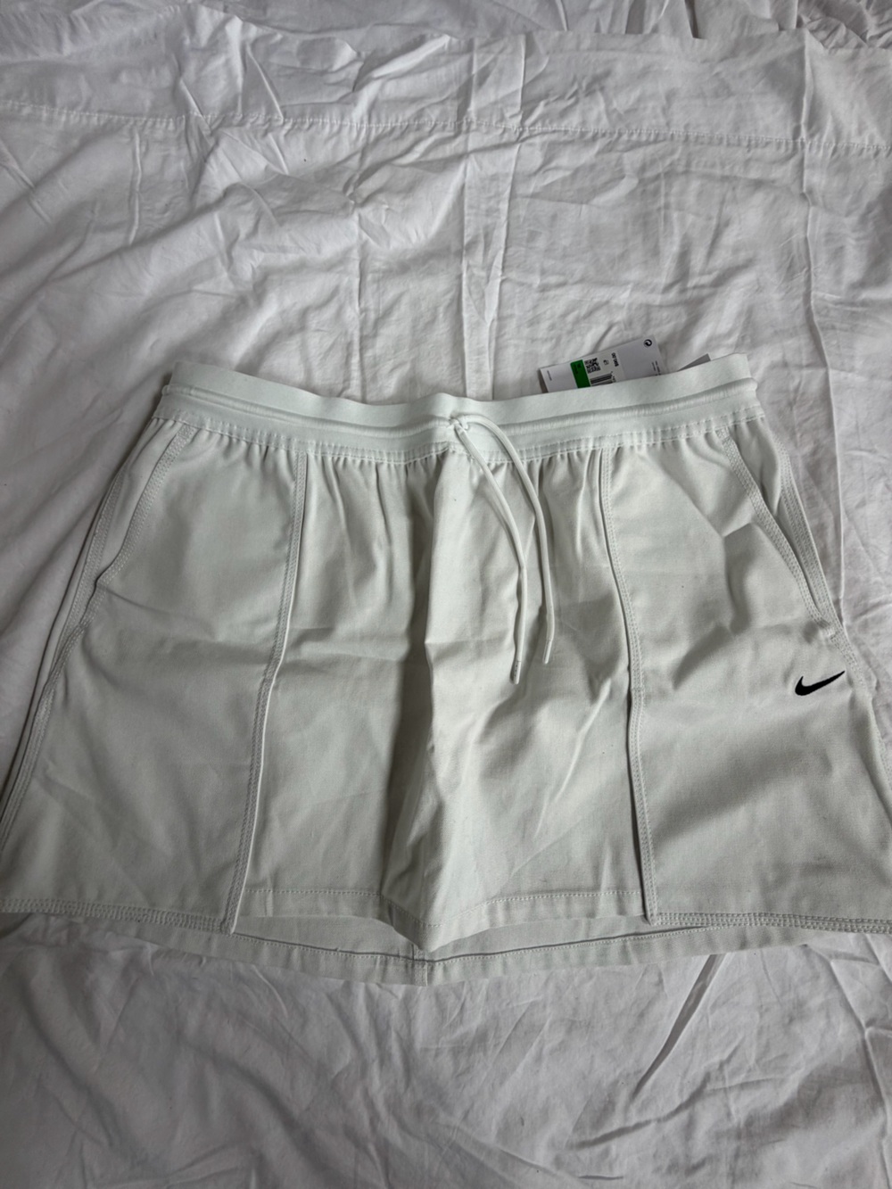Nike White Women’s Canvas Baseball Skirt